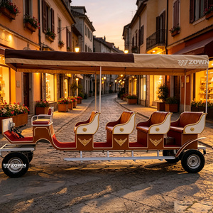 Stable Structure Horseless Electric Sightseeing Carriage Retro European Style <b>Cart</b> for Tourist Area <b>Festival</b> Celebration Display - Product Image 1