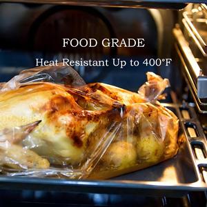 Bolsas de Plástico Transparente de Grado Alimenticio, Aptas para Horno, para Pollo y Mariscos, Bolsa para Hervir Pollo y Pavo - Product Image 2