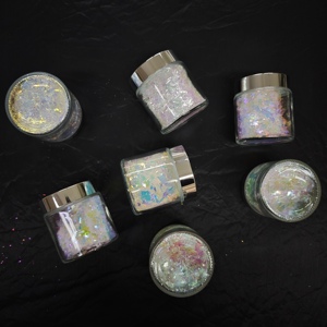 도매 크리스탈 유리 오로라 투명 레인보우 미러 광학 카멜레온 효과 가변 안료 플라스틱 코팅 보트 페인트 - Product Image 6