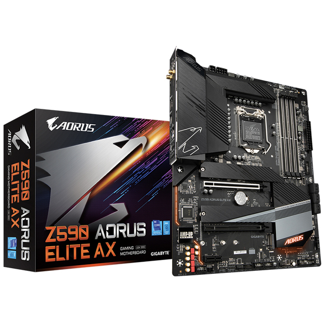 GIGABYTE Intel Z590 AORUS ELITE AX Motherboard with 128 GB Max Memory LGA 1200 Socket Support 11th and 10th Intel Core CPU