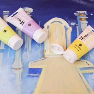 Peintures acryliques professionnelles 100 ML peintures de haute qualité pour emballage personnalisé d'artiste avec une grande promotion - Product Image 5