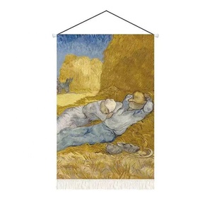 Tapisserie sur mesure <span class=keywords><strong>de</strong></span> style peinture à l'huile Van Gogh, couleur personnalisée, pour la décoration intérieure <span class=keywords><strong>de</strong></span> boutiques <span class=keywords><strong>de</strong></span> cadeaux - Product Image 4