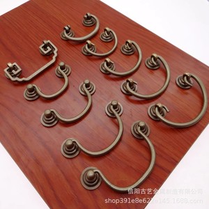 Tirador de latón antiguo para cajones G 59 para muebles y herrajes de gabinete - Product Image 2