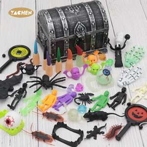 YACHEN-Boîte à trésors pour Halloween, jouet de clown, boîte surprise drôle et étrange pour fête d'Halloween, cadeau, nouveauté - Product Image 1