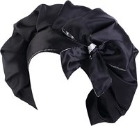 Satin Soie Bonnet Cheveux Extra Large Jumbo Réglable Double Couche Réversible Dormir Satin Doublé Bonnets Chapeau de Nuit pour Femmes
