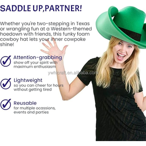 Cappello da Cowboy Gigante in Schiuma HLC, Cappelli Oversize Divertenti per Festival, Cappello Enorme Unisex per Feste a Tema Western e Decorazioni per Attività Sportive - Product Image 3