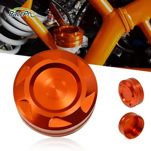 Motorbike CNC Aluminum Engine Rear Fluid Oil Cup Cover CapためKTM DUKE 125 200 390