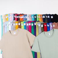 T-shirt unisexe pour homme en coton 100% personnalisé avec impression par transfert thermique, logo, 50 couleurs, t-shirt uni de haute qualité pour homme