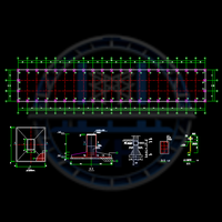 Plan de conception détaillée d'atelier d'usine en structure métallique personnalisée