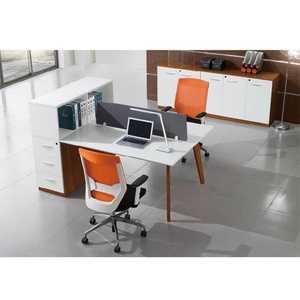 Modern 3-Seater <b>Computer</b> Desk Convertible Modular Office <b>Workstation</b> for Home School Apartment or Outdoor Use Easy Assembly - Product Image 3