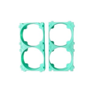 Support de batterie noir 32140 33140 1x2, matériau ABS+PC ignifuge, support de raccordement pour batteries au lithium, diamètre du trou 33,3 mm - Product Image 1