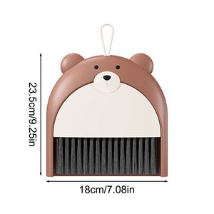 Mini escoba <span class=keywords><strong>de</strong></span> escritorio con juego <span class=keywords><strong>de</strong></span> recogedor, dibujos animados, Linda escoba pequeña, escritorio, teclado, ventana, <span class=keywords><strong>esquina</strong></span>, limpieza del hogar - Product Image 4