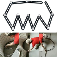 Règle de mesure d'angle durable pour constructeurs/artisans/charpentiers Règle pliante industrielle multi-angles personnalisable OEM