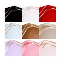Papier d'emballage pour fleurs, imperméable, matériel pour fleuriste, emballage cadeau pour fleurs, papier d'emballage pour bouquet floral pour les fêtes et les festivals