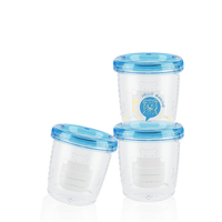 Conteneur de stockage de lait maternel à col large, réutilisable, compatible avec le tire-lait, biberon pour bébé