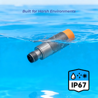 IP67 ISO15693 13,56MHz RS485 Módulo Lector RFID UHF Modbus TCP Ajuste Automático para Seguimiento de Herramientas MES