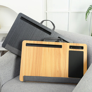 Lap Table Laptop Desk 55cm X 34cm Portable Wooden Bed Office Study Table For Dormitory Home Use - Product Image 1