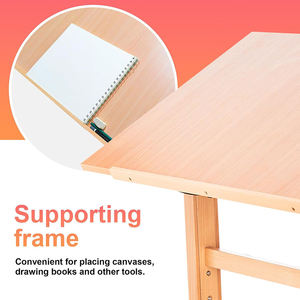 Sgabello da <span class=keywords><strong>disegno</strong></span> in legno massello regolabile in altezza e angolo <span class=keywords><strong>per</strong></span> adulti <span class=keywords><strong>tavolo</strong></span> artigianale artista <span class=keywords><strong>per</strong></span> la pittura di opere d'arte che leggono la scrittura - Product Image 4