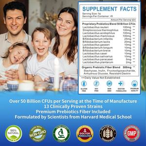 ผงโปรไบโอติกสำหรับสุขภาพลำไส้ผลิตภัณฑ์เสริมอาหารระบบลำไส้ใหญ่แบบกำหนดเองเอนไซม์ย่อยอาหารควบคุมน้ำหนักดีท็อกซ์โปรไบโอติก - Product Image 2