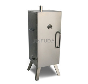 Four à fumée en acier inoxydable Fumoir commercial Gaz Machine à fumer la viande de poisson - Product Image 6