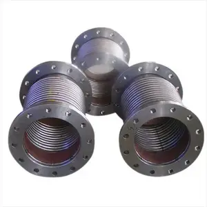 custom Large Diameter Metal Compensators expansion joint fixed flanges and Stainless steel pipe fittings