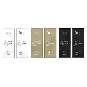 Kits de baño personalizados Interruptor sin contacto de control de puerta de tercer baño con cerradura de vacante ocupada - Product Image 2