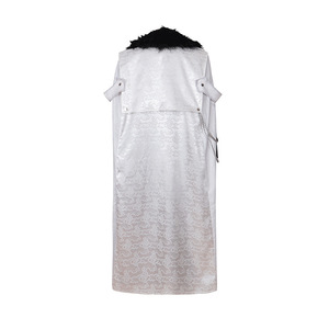 <span class=keywords><strong>Genshin</strong></span> Impact Eleven Fatui Harbinger El Capitán Capitano Cospaly Traje Capa Máscara Escudo facial Uniforme negro Sumeru Akademiya - Product Image 4