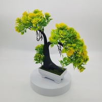 Simulierte grüne Pflanze herzförmige Rose Bonsai Kunststoff Liebhaber Baum Topf Indoor Desktop Blumen dekoration Thanksgiving