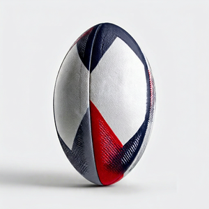 Ballon de rugby professionnel personnalisé cousu à la main Champ King pour match et entraînement, léger, durable, respectueux de l'environnement - Product Image 1