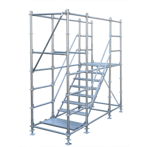 Q235 thép đĩa khóa giàn giáo kết hợp thang trong nhà sử dụng xây dựng ngoài trời với khả năng chịu tải cao - Product Image 3