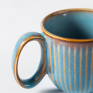 Tazze <span class=keywords><strong>da</strong></span> Caffè in Ceramica Blu Stile Arabo <span class=keywords><strong>Antico</strong></span> Personalizzabili Infrangibili per Cappuccino ed Espresso con Logo - Product Image 4