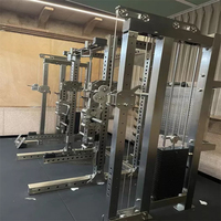 Rack de musculation robuste en acier inoxydable 304, équipement de fitness multifonctionnel pour l'entraînement quotidien de force