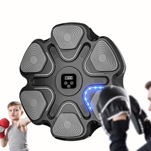 Macchina per Allenamento di Boxe Elettronica Domestica con 6 Luci, Montaggio a Parete, Tester di Forza del Pugno - Product Image 1