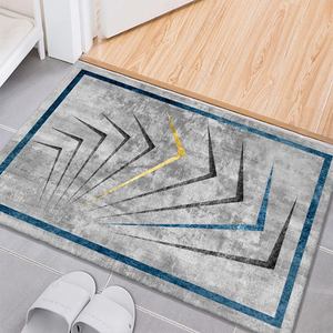 Felpudo de terciopelo moderno para el hogar, Hotel, oficina, coche, dormitorio, pasillo o camping <span class=keywords><strong>con</strong></span> alfombra de entrada acolchada - Product Image 5