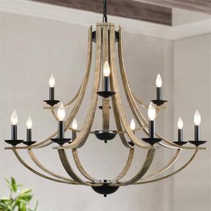 Lampadario a sospensione in ferro per soggiorno, stile country americano retrò industriale, per camera da letto, ristorante, cucina, anti-esplosione - Product Image 6