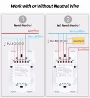 XZJ nouveau 10A 4gang maison intelligente mur verre Wifi interrupteur électrique tactile panneau lumineux étanche pas d'interrupteur neutre Inteligente