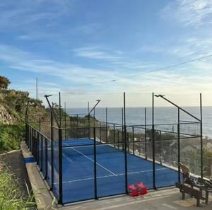 Pista <span class=keywords><strong>de</strong></span> Pádel <span class=keywords><strong>de</strong></span> 10x20 Metros con Estructura <span class=keywords><strong>de</strong></span> Calidad Profesional, Fabricada en China, con Vidrio Templado e Iluminación, para Espacios Sociales y <span class=keywords><strong>de</strong></span> Redes - Product Image 4