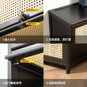 Étagère à chaussures grande capacité, gain de place, rangement d'entrée, multifonctionnelle, design en bois massif pour usage domestique - Product Image 4
