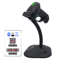 Lecteur de codes-barres portable, technologie CIS, support réglable, USB filaire, lecteur continu 1D, pour points de vente, magasins, supermarchés - En stock