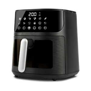 <span class=keywords><strong>Freidora</strong></span> <span class=keywords><strong>de</strong></span> <span class=keywords><strong>Aire</strong></span> Negra con Ventana, 12 Programas, 1500 W, Pantalla Digital, Libre <span class=keywords><strong>de</strong></span> <span class=keywords><strong>BPA</strong></span>/<span class=keywords><strong>PFOA</strong></span>, Luz Interior, Bandeja Antiadherente, Recetas, Negra - Product Image 4