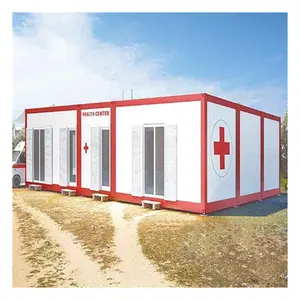 Détachable modulaire 20ft préfabriqué bâtiment hospitalier et clinique à vendre