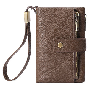 Cartera Corta de <span class=keywords><strong>Mujer</strong></span> de Piel Sintética Ultrafina, con Cierre, Antirrobo, para Tarjetas y Monedas, con Forro de Poliéster, Nuevo Estilo - Product Image 6