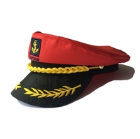 Gorras de Estilo Naval en Mezcla de Algodón y Poliéster Blancas para Adolescentes, Protección Solar para Pascua
