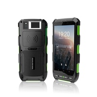 Impermeable IP65 portátil de mano cara/huella digital/tarjeta biométrico tiempo asistencia sistema 4G WIFI batería Android 10,0 Horus H1