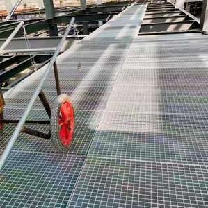 Rejilla de Aluminio Anodizado Antideslizante Ligera para Pasarelas de Plantas Mineras, Entresuelos y Paneles de Cercas de Seguridad - Product Image 3