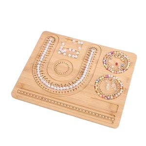 Bamboo Combo <strong>Beading</strong> <strong>Board</strong> for Jewelry Bracelet Making and Other Jewelry Necklaces Design <strong>Beading</strong> Mats Trays - Product Image 3