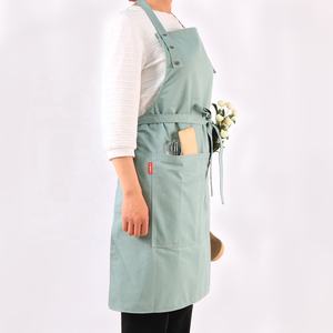 Changrong Custom <span class=keywords><strong>Fancy</strong></span> Katoen Koken Keukenschort Voor Vrouwen - Product Image 2