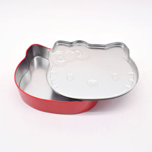 صندوق هدايا معدني من القصدير مخصص من الشركة المصنعة على شكل حيوانات مناسب للألعاب والألعاب والأطفال والهدايا الحلوة على شكل <span class=keywords><strong>Hello</strong></span> <span class=keywords><strong>Kitty</strong></span> صندوق من القصدير - Product Image 4