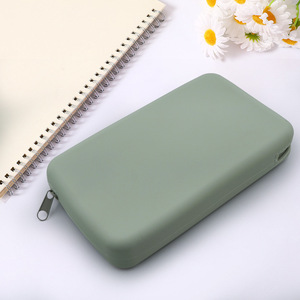 Small Cosmetic Makeup Bag Silicone Bag for Women Silicone Make up Bag with Zipper Travel Cosmetic Organizer for Women and Girls - Product Image 6