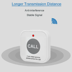 Sistema di Chiamata Wireless per Camerieri con Orologio, Ricevitore da Polso Impermeabile Ricaricabile, Dispositivo con Pulsante di Chiamata per Ospiti per Hotel, Ristoranti, Caffè - Product Image 2